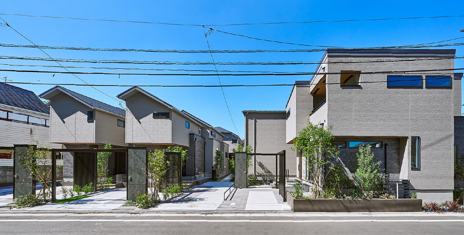 現地街並み（分譲済み含む）